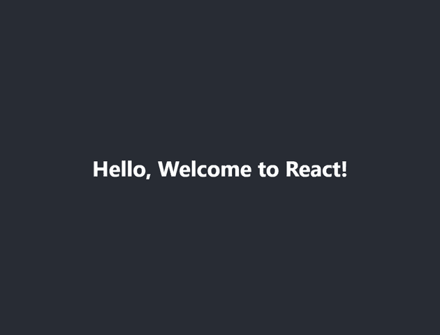 Greeting message