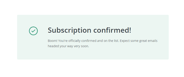 Confirmation component