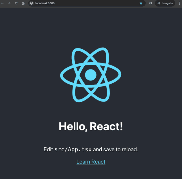Hello React App